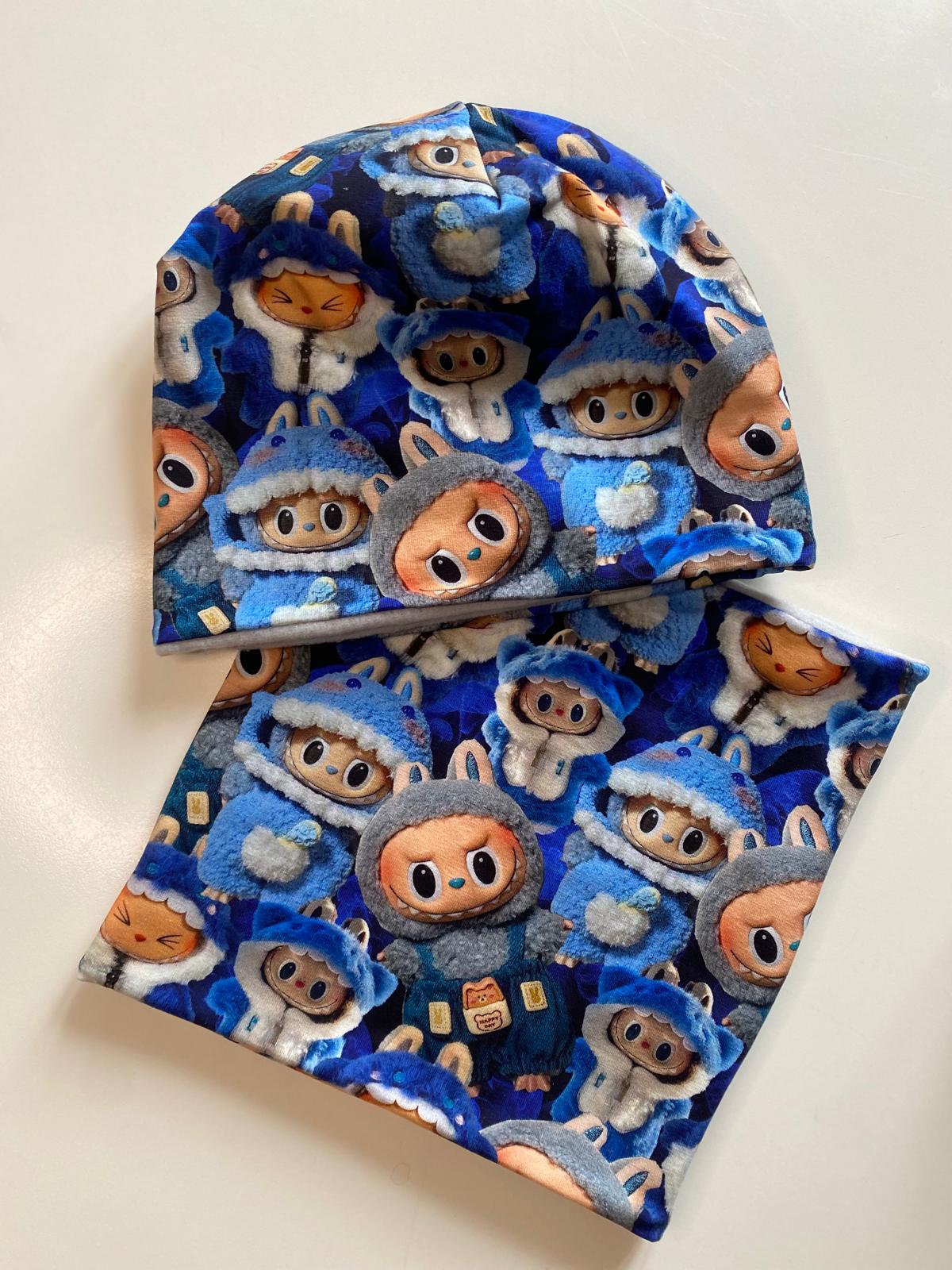 Čepice a nákrčník 1 - originál od Nadi 